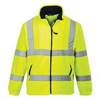 Portwest F300 Reflective Durable Hi-Vis Fleece Yellow, Medium