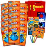 Bendon Publishing Set of 15 Kids Play Packs Bundle ~ Fun Party Favors Coloring Book Crayons, Stickers Plus Door Hanger and Loot Bags (Hot Wheels)