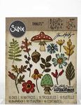 Sizzix Thinlits Dies Funky Foliage by Tim Holtz, 16-Pack, us:one Size, Multicolor