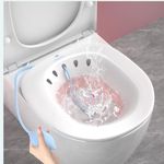 DTWOC Sitz Bath Tub for Fissure With Pressure Pump | Foldable Sitz Bath Tub for Pregnant Women | Postpartum Care, Hemorrhoids,Pails,Vaginal Recovery | Anal Inflammation Treatment -Portable Perineal Soaking Basin(Multicolor)