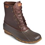 Sperry Men's Saltwater Duck Rain Boot, Tan/Brown, 9 UK