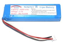 MAENT® 1Pcs Protected 3.7V 6000mah Premium Lithium Polymer Rechargeable Battery lipo Replacement Battery Bluetooth Speaker Battery - M6