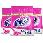 3 x Vanish Carpet Cleaner + Upholstery, Power Powder, Large Area Cleaning, 650 g, Bulk Buy