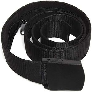 CampTeck U6889 Security Money Belt Hidden Cash Belt Anti-theft - Nylon & Plastic, Travel, Flying - Black