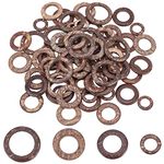 PH PandaHall 80pcs Wooden Linking Rings 4 Styles Coconut Rings Undrilled Mini Circle Pendant Connectors Hollow Wood Circles for Earring Bracelet Necklace Macrame Jewelry DIY Craft Making, 20~38mm