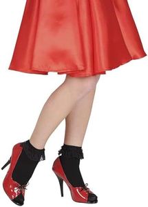 WIDMANN MILANO PARTY FASHION - Chaussettes avec dentelle, 70 DEN, longueur cheville, chaussettes, bas, accessoires, accessoires pour costumes