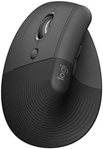 Logitech Lift for Business Left, Vertical Ergonomic Mouse - Left-handed, Wireless, Bluetooth or Secured Logi Bolt USB, Quiet clicks, Globally Certified, Windows/Mac/Chrome/Linux - Graphite