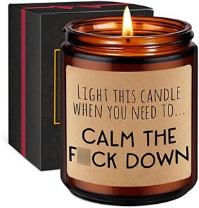 Miracu Calming Candles, Stress Relief Gifts for Women - Funny Aromatherapy Candles for Men, Anxiety Relief for Women, Friend, Coworker - Mothers Day, Calm Down, Birthday, Relaxing Gifts for Men