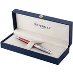 Waterman Ballpoint Pen, Hemisphere French Riviera Collection, Le Club Red, Medium Point