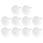 METALLIXITY Furniture Feet Nail (20mm/0.8in) 50Pcs, Plastic Round Chair Glides Sliders - for Chairs Sofa Furniture Sliders Protector Pad, White