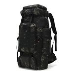 W WINTMING Hiking Backpack for Men 70L Camping Backpack Military Rucksack Molle 3 Days Assault Pack for Climbing