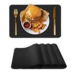 Place Mat for Kid Silicone Placemat No-Slip Table Mat Heat Resistant Kitchen Placemat for Table 4PCS Place Mats