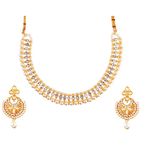 Efulgenz Indian Bollywood Antique Ethnic Gold Tone Traditional Designer Jewelry Pearl Choker Necklace Set for Women