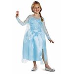 Disguise 129879M-EU-6 Elsa Classic (Eu) Dress Up Costume, Girls, Solid, Multi, XS