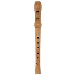 Hohner B9560 2 Piece C Key Wooden Soprano Recorder - Light Pearwood