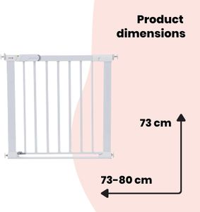 Safety 1st Baby Stair Gate – White Child Safety Barrier