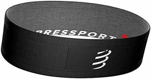 COMPRESSPORT Unisex Free Belt Pro Cinturon de Trail Running, Black, M L UK