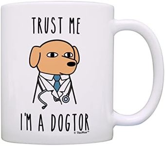 Veterinarian Gifts For Men Trust Me I'm a Dogtor Funny Dog Gifts 11oz Ceramic Coffee Mug