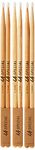 LA Specials Drum Sticks - 7A Drumsticks - Drum Sticks Set for Acoustic Drums or Electronic Drums - Oval Nylon Tip - Hickory Drumsticks - Consistent Weight and Pitch - 3 Pairs