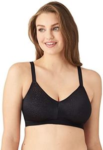 Wacoal Womens Back Appeal Wirefree, Black, 38DDD
