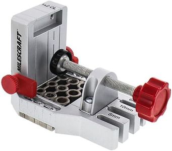Milescraft 1384 Joint Master Metric – Self-Clamping Aluminum Doweling Jig. Creates Edge, Corner, and Surface Joints. Includes Centering Spacers. For 6mm, 8mm, 10mm Dowel Pins