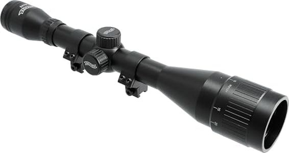 Walther Zielfernrohr ZF 6 x 42, Ø 42 mm Objektiv, Fernrohr für Luftgewehre, unbeleuchtet, inkl. Montageringe