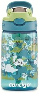 Contigo Kids’ Easy-Clean AUTOSPOUT Straw Water Bottle; BPA-Free, Robust Water Bottle; 100% Leak-Proof; Easy-Clean; Ideal for Daycare, Preschool, School and Sports; 14 oz