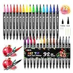 ZSCM 32 Colors Duo Tip Brush Marker