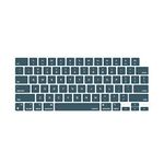 MOSISO Keyboard Cover Skin Compatible with MacBook Air 15 M2 A2941/Air 13.6 M2 A2681,Compatible with MacBook Pro 14/16 2023-2021 M3 M2 M1 A2918 A2992 A2779 A2442 A2991 A2780 A2485, Deep Teal