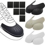 3 Pair Shoes Crease Protector and Cushioning Sponge, Sneaker Shoes Protectors, Crease Guards Anti Crease Shoes Protector, Anti Wrinkle Shoes Crease Protector, No Crease Shoe Inserts (Men's 7.5-12)
