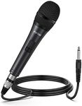 Fifine Karaoke Microphone, Dynamic Vocal Microphone for Speaker, 6.35MM Wired Handheld Mic with On and Off Switch and14.8ft Detachable Cable-K6