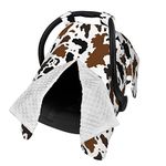 Cow Print Skin Baby Stuff Car Seat Canopy Cover Multi Use Nursing Cover for Newborn Carseat Canopy Mom Nursing Breastfeeding Covers Newborn Shower Gift