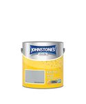 Johnstone's - Kitchen Paint - Manhattan Grey - Matt Finish - Grease & Stain Resistant - Suitable for Kitchen Walls & Ceilings - Highly Durable - Low Odour - 12m2 Coverage per Litre - 2.5L