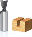 Akylin Dovetail Joints Router Bits, 1/2" Shank,1/2" Cutting Dia. 14 Degree Dovetail Jigs for Composition Material Drawers and Boxes Jointing,Grooving