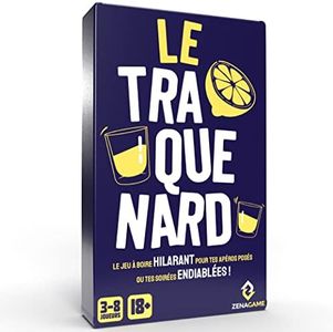ZENAGAME Le Traquenard, Le Jeu Alcool de 300 Cartes Fun et Hilarantes pour tes Soirées Posées ou Endiablées - Jeux de Société, Jeu Adulte