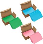 VANRA 300PCS Small Blank Index Cards 3.5x2 inches Note Cards Study Flash Cards, Word Message Gift DIY Cards Kraft Paper Tags (300/Pack) (Assorted Colors)