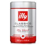 illy Ground Coffee Espresso - 100% Arabica Coffee Ground – Classico Medium Roast - Notes of Caramel, Orange Blossom & Jasmine - Rich Aromatic Profile - Precise Roast - No Preservatives – 250 g (Pack of 1)