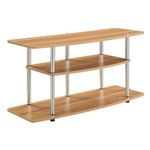 Convenience Concepts Designs2Go 3-Tier Wide TV Stand, Light Oak