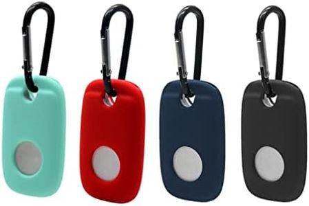 POPETPOP Skin Protector Case 4pcs Compatible for Tile Pro 2022 Anti- Lost Loop with Keychain Ring Holder Tracker Finder Anti- Lost Protector Holder