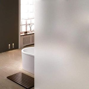 Niviy Frosted Glass Window Film 29.5 x 78.7 Inch Bathroom Window Privacy Film Static Cling Day and Night Home Shower Door Decorative Frosting Cover