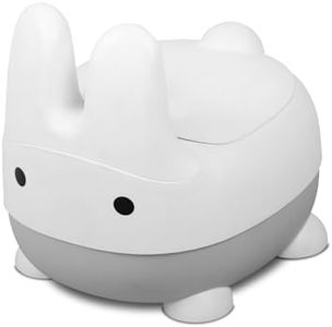 HAPPY BEAR - Bunny Potty seat - Potty Training Seat for 0 to 12 months Child, Potty Trainer with Detachable Potty Bowl, Suitable for Potty training of Boys & Girls, (White)
