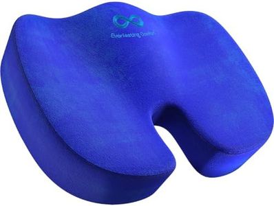 Everlasting Comfort Seat Cushion for Lower Back Pain Relief - Enhances Posture & Support, Provides All-Day Comfort - Non-Slip Tailbone Pain Relief Cushion - Multi-Use Car, Gaming, Office Chair Cushion
