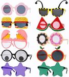 ZCOINS 10 Pairs Funny Party Glasses