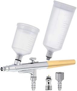 Belloccio Sunless Tanning Airbrush - Multi-Purpose Precision Gravity Feed Airbrush with a 0.4mm Tip (Airbrush can be set-up for both Single-Action or Dual-Action)