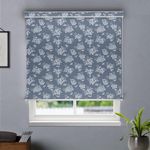 HIPPO Printed Blackout Indoor Roller Blinds for Windows Solar-Bunch Design Rolling Curtains Corded Roll Up and Down Blind for Home Office (3X7 FT)