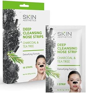 Skin Aesthetics Charcoal & Tea Tree Peel-Off Face Mask - Deep Cleansing, Pores, Blackhead Remover - Dermatologist Tested Korean Skincare - Clean Beauty, Natural Ingredients, Cruelty-Free - 6.7 Fl oz