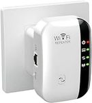 2024 Newest WiFi Extender, WiFi Booster, WiFi Repeater, Covers Up to 3000 Sq.ft and 45 Devices, Internet Booster - with Ethernet Port, Quick Setup, Home Wireless Signal Booster, UK plug (White)