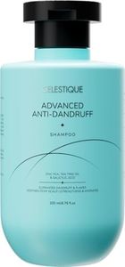 Celestique Anti-Dandruff Shampoo for Women and Men I With Piroctone Olamine, Salicylic Acid & Tea Tree Oil |Up To 100% Dandruff Reduction I Soothes Dry Flaky Scalp and Itching I (200 Ml)