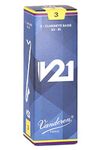 Vandoren CR823 V21 Strength 3 Reeds for Bass Clarinet