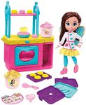 Fisher-Price Nickelodeon Butterbean's Café Magical Bake and Display Oven and 11-inch Doll, Musical Kitchen Playset with Lights and Sounds, Fairy Dough, 3 Dessert Molds, Recipe Card (Amazon Exclusive)